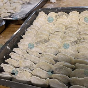 仿手工包餃子機(jī)大小均勻老客戶反饋！